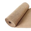 Alytimes 160CM Roll Upholstery Fabric Natural Jute Hessian Burlap Cloth