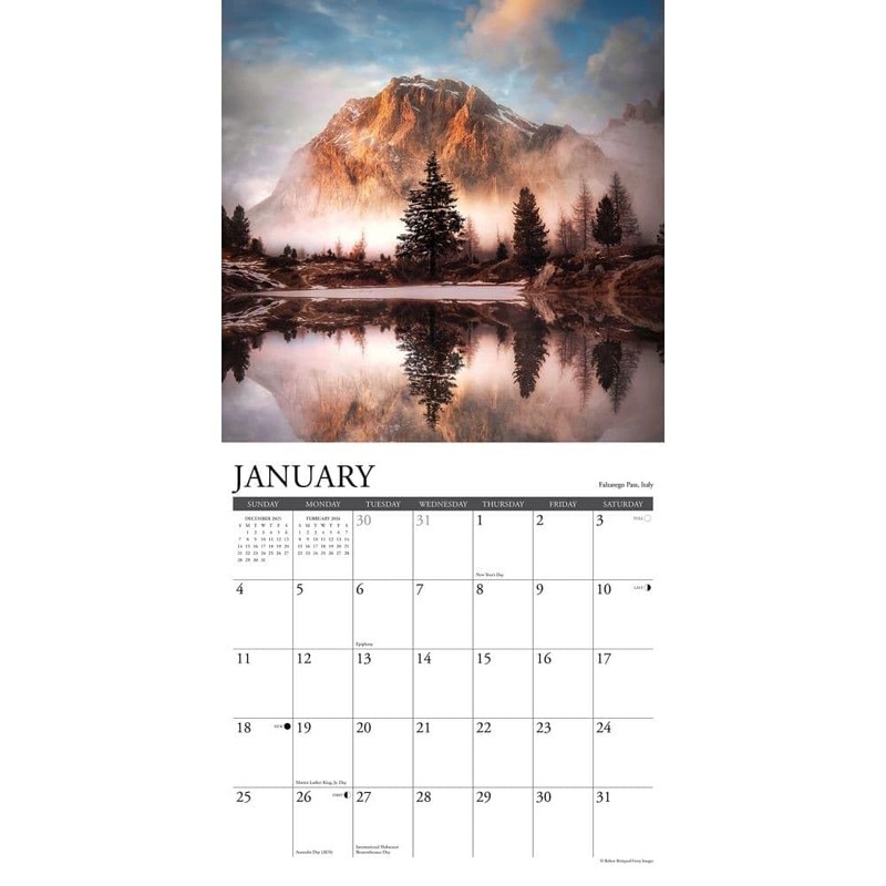 Mountain View 2026 12" x 12" Wall Calendar
