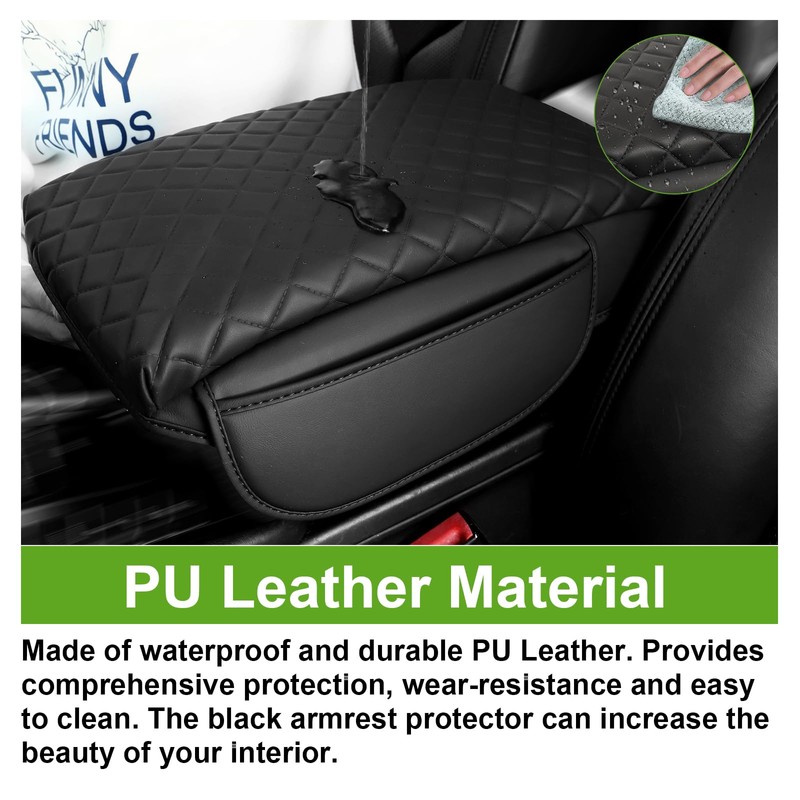 SDPVorn Center Console Cover for Nissan Pathfinder Armrest Cover Console