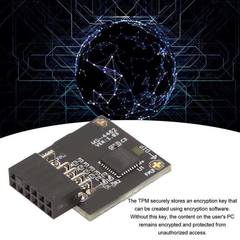 TPM2.0 Module TPM SPI 12Pin Module with SLB 9670 Standalone