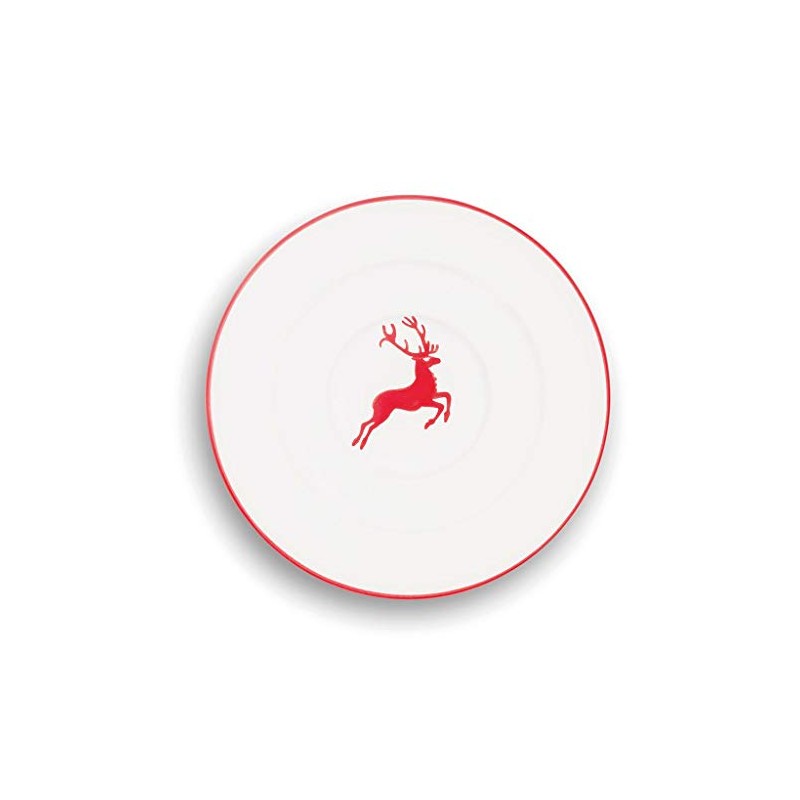 GMUNDNER KERAMIK Manufaktur 0318TUGO16 Ruby Deer Coffee Gourmet Saucer Diameter
