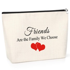 Friendship Gifts for Women Makeup Bag Best Friends Gifts Funny Inspirational Gifts Birthday Gifts for Friend Sister Cosmetic Bag Mom Daughter Sister Niece Friend Gifts for Her Travel Makeup Pouch