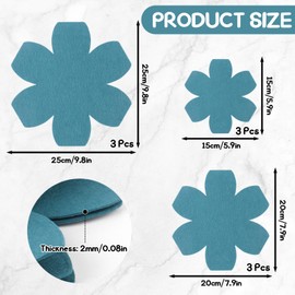 Pack of 9 Felt Pan Protectors, Stacking Protection with 3 Sizes, Heat Resistant Pot Protector, Pot Protector, Stacking Protection for Pans, Pots and Bowls, Kitchen Utensils