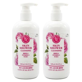 Man with Flowers Skin Shower Cleansing - Rose 500ml+500ml / 꽃을든남자 스킨샤워 클렌징-로즈 500ml+500ml