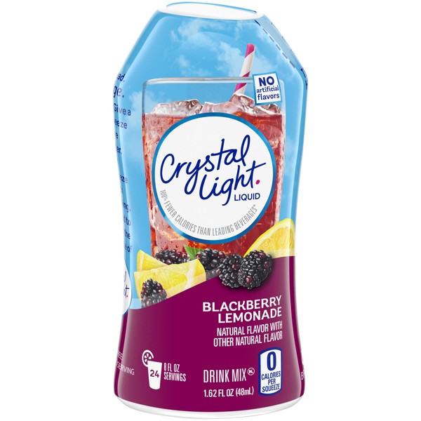 Crystal Light Liquid Blackberry Lemonade Drink Mix (1.62 oz Bottle)