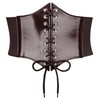 WERFORU Women's Tied Waspie Belt, Wide Lace-Up Corset Elastic Waist