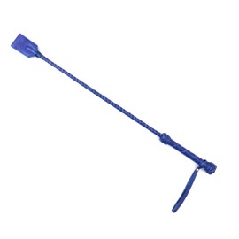 MarquiseDeBliss Genuine Leather Handcrafted Riding Crop - 20" or 29" Riding Accessory - Premium and Gentle Crops for Horses (Sea Blue, 29 Inches)