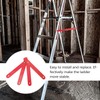 2Pcs Aluminum Alloy Step Ladder Hinge Replacement, red attic Ladder