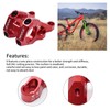 Zreneyfex 31.8mm Diameter Red Direct Mount Stem with Dual Crown