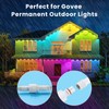 Permanent Outdoor Lights Extension Lead Waterproof Cord,Waterproof Extension Cable 3Pin,IP68