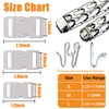 Dog Collar Buckle,Fastener Stainless Steel Buckle for Prong Dog Training