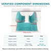Wheelchair Side Support Pillow for Posture – Polyester Back Cushion
