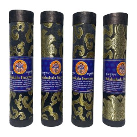 Handmade in Nepal Tibetan Mahakala Sticks Incense 8 Inch Set 4 Juniper Leaves Eco-Friendly Natural Unique Invigorating Fragrancecolor: Natural, scent: Natural