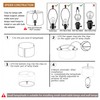 GOSO Small Tall Drum Lamp Shades Black,10 × 10 ×10