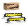 RIGIDON 2PCS 30W Amber LED Light Bar 7Inch Slim Spot