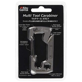 AbuGarcia Multi-Tool Carabiner, Silver