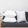 HITO 16x16 Pillow Inserts (Set of 2, White)- 100% Cotton