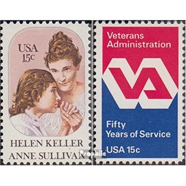 U.S. 1431,1432 (complete.issue.) unmounted mint/never hinged ** MNH 1980 Helen Keller/Sullivan, Veterans (Stamps for collectors)