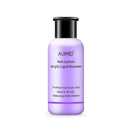 AIJIMEI Acrylic Liquid Monomer 58ml For Acrylic Nails Powders & Liquids Nail Powder Extension 2Fl.oz