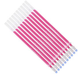 100Pcs High Temperature Disappearing Pen Refill, Steel Nib Heat Erasable Marker for Shoes, Clothing, Leather