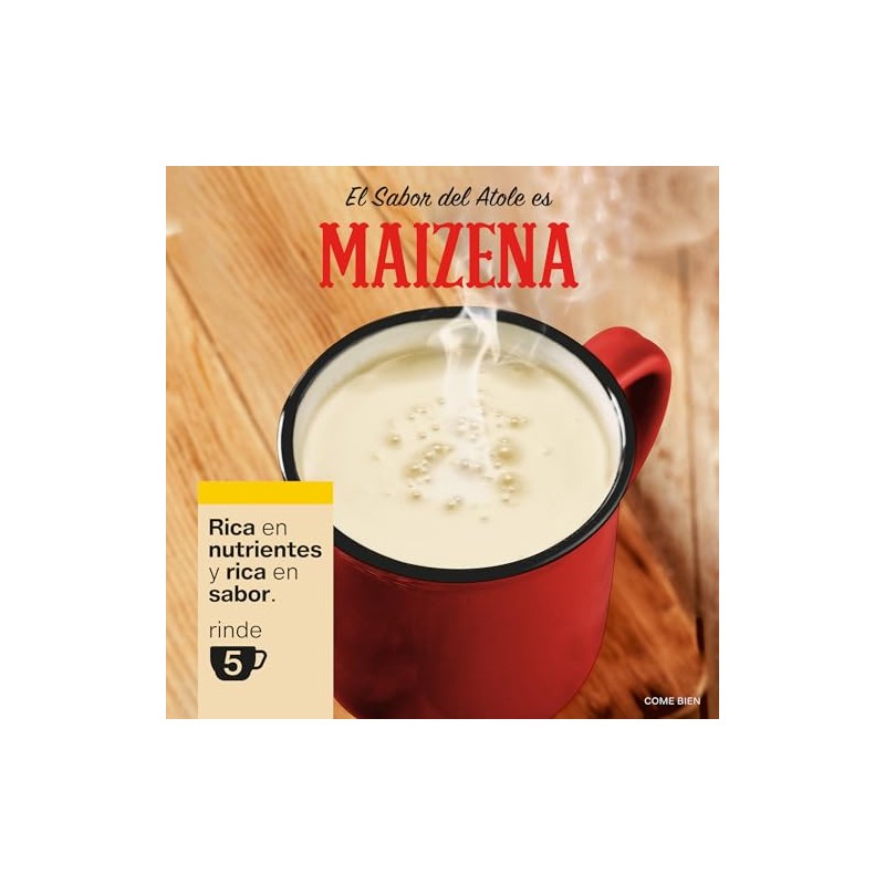 MAIZENA FECULA DE MAIZ ATOLE Sabor Vainilla 47g