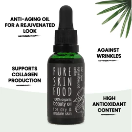 PURE SKIN FOOD Organic Beauty Oil for Dry & Mature Skin