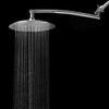 AquaSpa Razor Mega Size 9-inch Chrome Face Rainfall Shower with