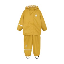 Celavi Girls Two Piece Rain Suit in Many Colours Rain Jacket (Celavi Zweiteiliger Regenanzug in Vielen Farben) - yellow, size: 140