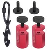 Tall Stair Gauges for Framing Square with Holder and Carabiner