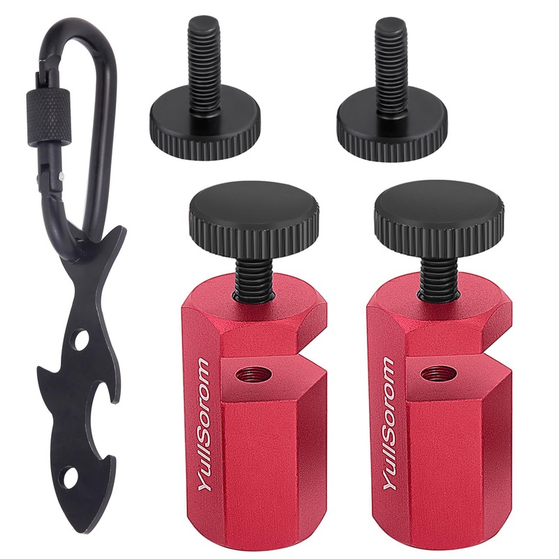 Tall Stair Gauges for Framing Square with Holder and Carabiner