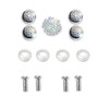KIWEN Bling License Plate Frames Screw Sets, 4 Screws, 4