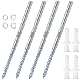 Set of 4 Invisible Wall Shelf Brackets - Floating Shelf Bracket Made of Steel, Wooden Shelf Brackets with Screws, Load Capacity 18 kg, Adjustable Shelf Support for Custom Wall Shelves Floating Boards