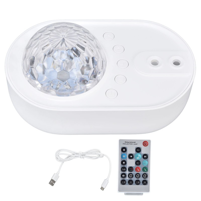 Uxsiya Spaceship Projection Lamp, USB Power Supply Multifunction Spacecraft Projection