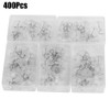 400Pcs Twist Pins Upholstery Bedskirt Couch Sofa Headliner Repair Drapey