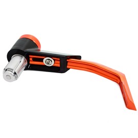 ZSADZS Universal CNC 7/8" 22mm Motorcycle Pro Guard Brake Clutch Lever Guard Motorcycle Handlebar Guard (Orange)
