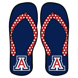 Craftique Arizona Wildcats Decal (Arizona FLIP Flop Decal (4", 6"), 4 in)