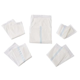 Cardinal Health™ Garment Liners, Wings™, Moderate Absorbency, Small, 4.5 x 14IN, Case of 125