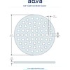 Aqva Cast Iron 6.5" Drain Cover - Round Replacement Floor