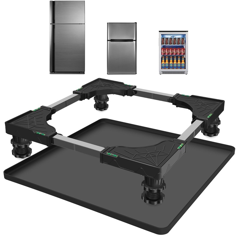 WUDIALIEN Portable Air Conditioner Silicone Mat, Ice Maker Mat (Black,
