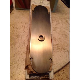 Baldwin New Baldwin Hardware 6797 - 050 - KN ESC Half Pair of Escutcheon Door Plate