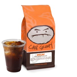 Café Grumpy Low Acid Decaf Coffee Seasonal Origin Medium Roast Ground Coffee, Organic Single Origin French Press Cold Brew Coffee, Premium Gourmet
