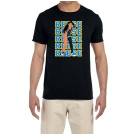 Past Time Shirts Black Chicago Angel Reese Text Pic T-Shirt Adult Medium