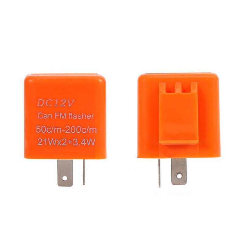 2 pieces 12 V 2 pin motorcycle load independent LED