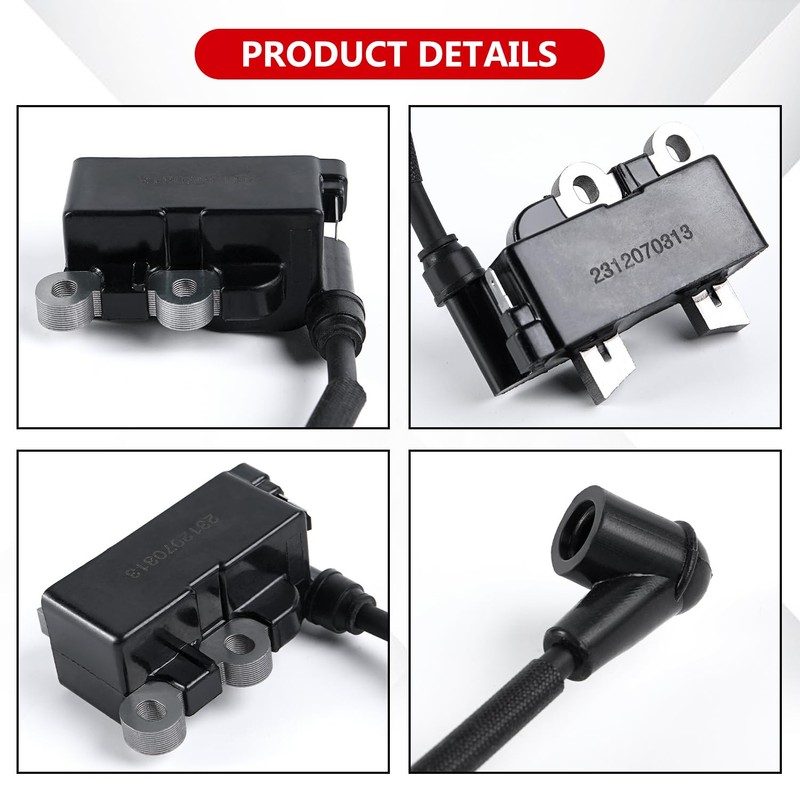 291337001 Ignition Coil for Ryobi RY251PH RY252CS RY253SS 2 Cycle