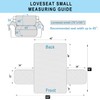 Luxshare Home Reversible Loveseat Sofa Covers Couch Cover Furniture Protector(Loveseat