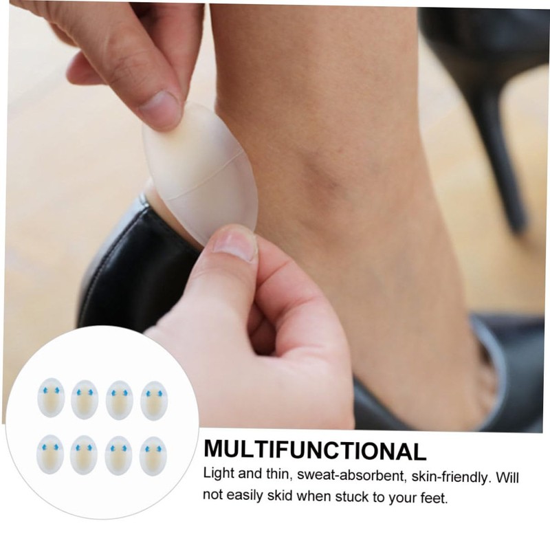 FRCOLOR 2sets Heel Cushion Stickers Hydrocolloid Patches Protective Foot Pad