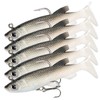 5 Pcs Sea Fishing Tackle - Bionic Fish Hooks &
