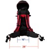 ClevrPlus Deluxe Adjustable Baby Carrier Outdoor Light Hiking Child Backpack