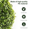 4FT Artificial Boxwood Spiral Topiary Trees, 4ft Tall (2 Pieces)