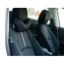 EXGEL HUD12-TB Car Cushion, Hug Drive, Neck Cushion, Twill Black, Neck Pad, Gel Cushion, Neck Pillow, Cervical Spine Support, Relaxation, Car Cushion, Made in Japan